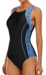 Beautyin Women's One Piece Athletic Competition Swimsuit