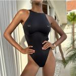 High Waist Thong One Piece Swimsuit for Women