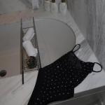 Diamond One Piece Swimsuit with Lace Pants