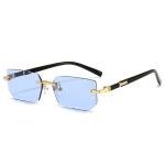 Stylish Rimless Rectangle Sunglasses for All