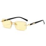Stylish Rimless Rectangle Sunglasses for All