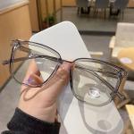 Retro Flat Frame Anti-Blue Light Glasses for Women