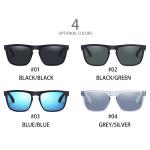 Retro Polarized Square Sunglasses for Everyone