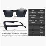 Retro Polarized Square Sunglasses for Everyone