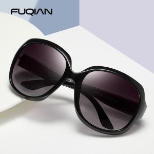 Elegant Oversized Round Polarized Sunglasses for Women