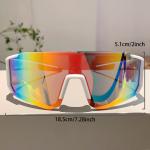 Trendy Oversized UV Protection Cycling Sunglasses