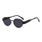 Trendy Oval Sunglasses for Women - Vintage Style