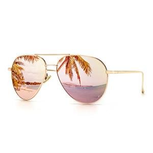 Women's Oversized Polarized Aviator Sunglasses