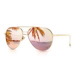 Women's Oversized Polarized Aviator Sunglasses