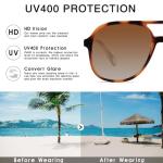 Retro 70s Square Aviator Sunglasses for All