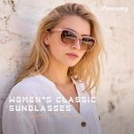 Trendy Polarized Sunglasses for Women with UV400 Protection