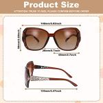 Oversized UV 400 Women’s Sunglasses - 4 Pack