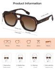 Retro Polarized Aviator Sunglasses for All