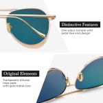 Women's Oversized Polarized Aviator Sunglasses