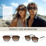Retro Polarized Aviator Sunglasses for Everyone