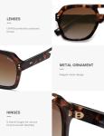 Retro Polarized Aviator Sunglasses for All