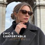 Trendy Polarized Sunglasses for Women with UV400 Protection