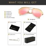 Women's Oversized Polarized Aviator Sunglasses