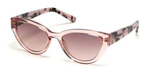 Kenneth Cole Women's Cat Eye Sunglasses, Pink Frame