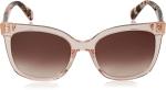 Kate Spade Women’s Kiya Square Sunglasses, Peach