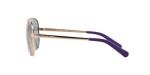 Michael Kors Rose Gold Purple Mirrored Aviator Sunglasses