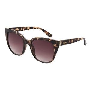 NINE WEST Shayna Cat Eye Sunglasses, Brown Tortoise