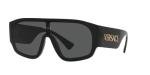 Versace Women's Black Frame Sunglasses with Grey Lenses