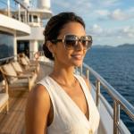 Square Jackie O Butterfly Fashion Sunglasses for Women