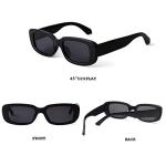 Retro Rectangle Sunglasses for Women - UV400 Protection