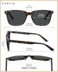 CARFIA Women's Polarized UV400 Sunglasses - Small/Medium