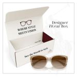 Ralph Lauren Brown Gradient Cateye Sunglasses with Kit