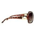 Brown Tortoise Shell Polarized Sunglasses for Women