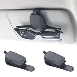 Magnetic Sunglass Holder for Car Visor - 2 Pack