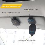 Magnetic Sunglass Holder for Car Visor - 2 Pack