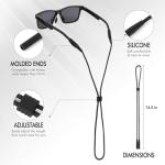 Adjustable Eyeglasses Holder Strap - 3 Pack