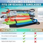Buoyant Sunglasses Straps – 4 Pack Floatable Lanyard