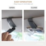 Magnetic Sunglass Holder Clip for Car Visor