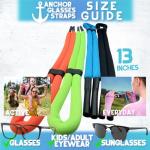 Buoyant Sunglasses Straps – 4 Pack Floatable Lanyard