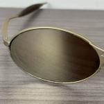 OAKLEY '90s E-Wire Sunglasses - Gold/Brown
