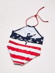 Kanu Surf Girls' Stars & Stripes Bikini Set