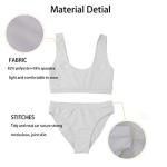 Jamaican Flag High Leg Bikini Set for Women