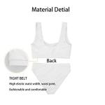 Jamaican Flag High Leg Bikini Set for Women