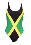 Ecolore Women's Caribbean Flag Monokini Swimsuit