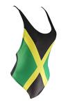 Ecolore Women's Caribbean Flag Monokini Swimsuit