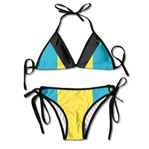 Bahamas Flag Triangle Bikini Set for Women