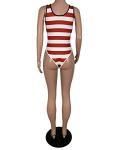 American Flag One-Piece Bathing Suit for Women