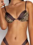 Leopard Print Push Up Bikini Set for Summer
