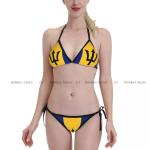 Barbados Flag Two Piece Bikini Swimsuit