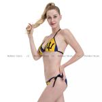 Barbados Flag Two Piece Bikini Swimsuit