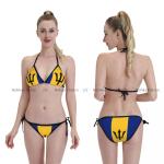 Barbados Flag Two Piece Bikini Swimsuit